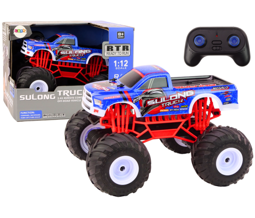 Off-Road Remote Controlled Car 2.4G RC 1:12 Truck Blue