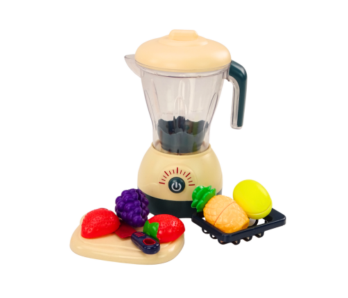 Electric Blender Set, Fruits for Slicing, Lights, and Sounds