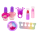 Beauty Set In Plush Cosmetic Bag Unicorn Nail Polish Shadows