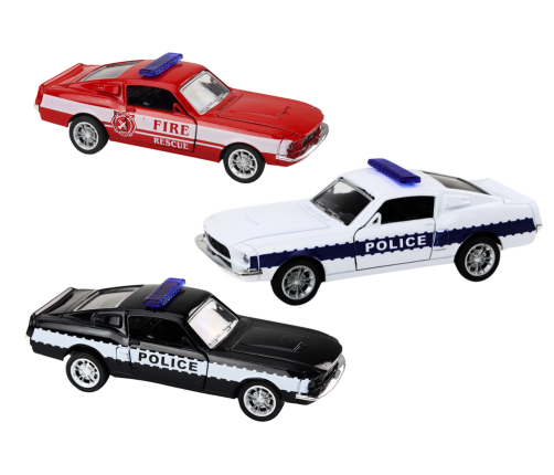 Police Car Fire Department Privileged Vehicles 1:32 Mix