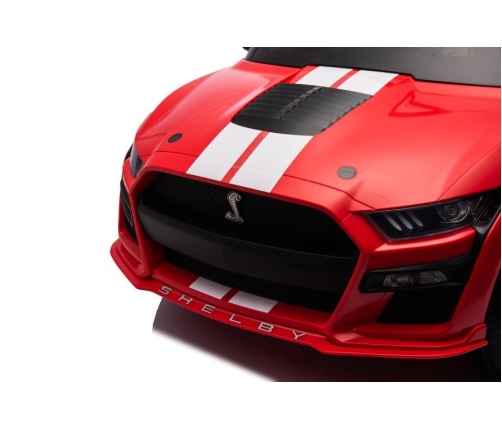 Elektriskā sporta automašīna bērniem Ford Mustang GT500 Shelby Red