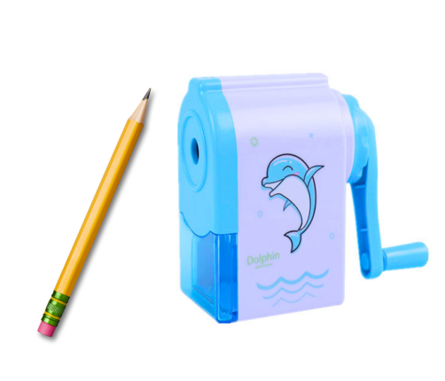 Dolphin Crank Sharpener Blue