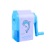 Dolphin Crank Sharpener Blue