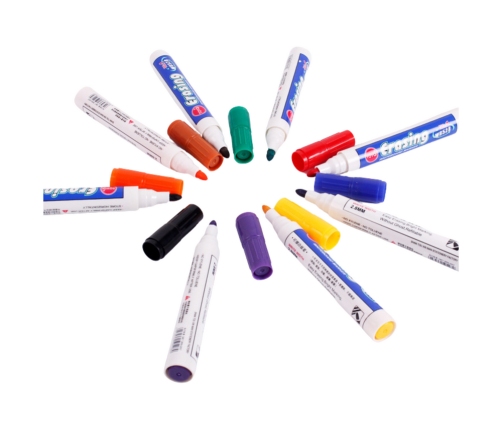 Set of 8 Colored Whiteboard Markers