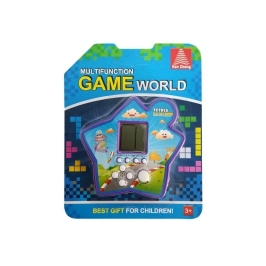 Brick Game Electronic Tetris Portable Star Purple