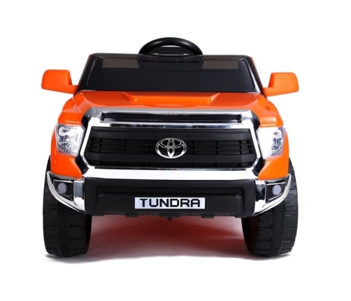 Divvietīgs bērnu elektromobilis Toyota Tundra Orange Painted