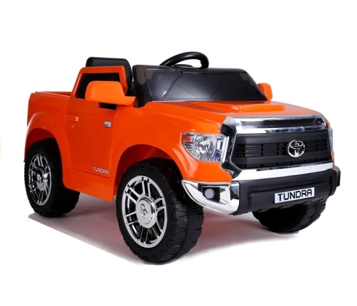 Divvietīgs bērnu elektromobilis Toyota Tundra Orange Painted