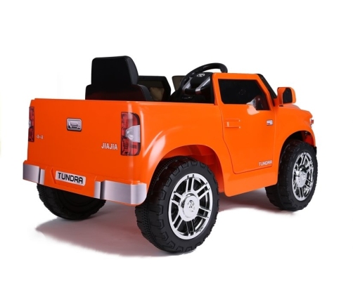 Divvietīgs bērnu elektromobilis Toyota Tundra Orange Painted