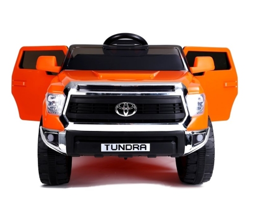 Divvietīgs bērnu elektromobilis Toyota Tundra Orange Painted