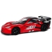 Racing Sports Car R/C 1:18 Corvette C6.R Red 2.4 G Lights