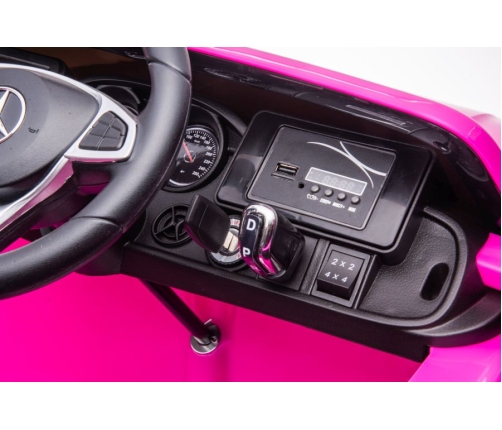 Одноместный электромобиль Mercedes DK-MT950 Barbie Pink