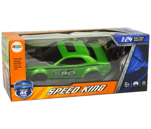 Remote Controlled Sports Car 1:24 Racing Green