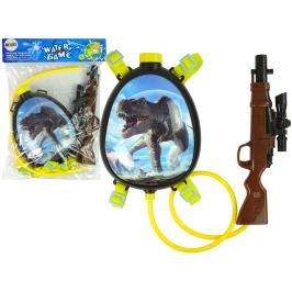 Water Gun Brown Magazine in Backpack Harness Dinosaurs