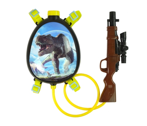 Water Gun Brown Magazine in Backpack Harness Dinosaurs