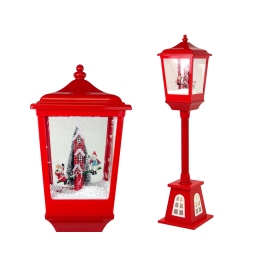 Christmas Decoration Swinging Lantern With Santa the Snowman 2in1 Carols Lights