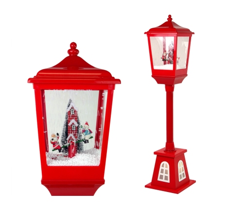 Christmas Decoration Swinging Lantern With Santa the Snowman 2in1 Carols Lights