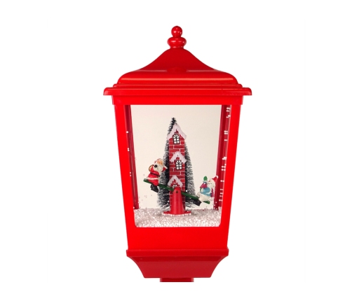 Christmas Decoration Swinging Lantern With Santa the Snowman 2in1 Carols Lights