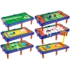 6in1 Table with Replaceable Game Boards Accessories Football Basketball Snooker