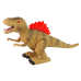 Dinosaur Breathes Fire Steam Lights Battery Pack Brown