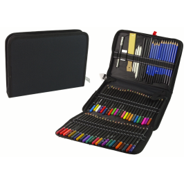 Little Artist's Set Crayons in a Pencil Case 95 pcs.