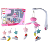 Baby Bed Carousel Sky Sound Pink