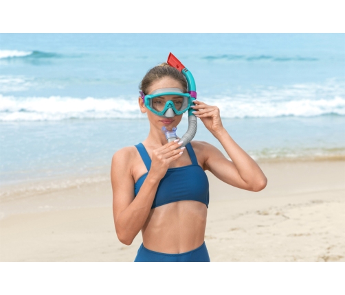 Diving Set Mask, Snorkel, Fins Blue Bestway 25020