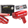 Money Gun Shooting Red Launcher Money Gun Banknotes