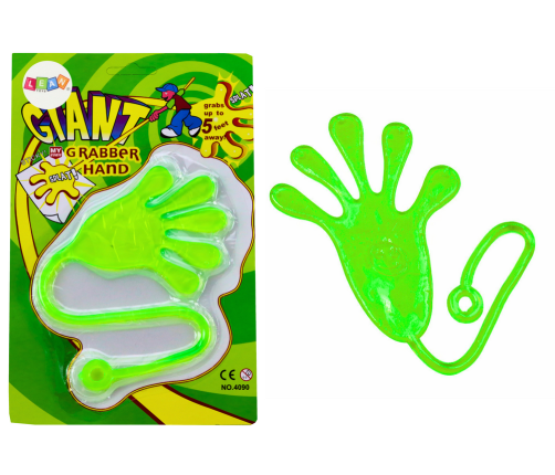 Sticky Hand Elastic Slime Green