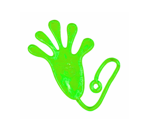 Sticky Hand Elastic Slime Green