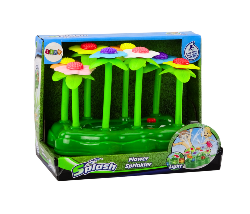 Garden Toy Water Flowers Sprinkler Fountain For Children Backlight