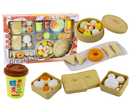 Breakfast Set Containers Vegetables Dishes 38 Elements