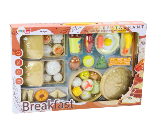 Breakfast Set Containers Vegetables Dishes 38 Elements