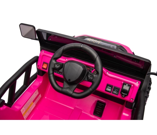 Divvietīgs bērnu elektromobilis Bagijs YSA8813 24V Pink