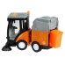 Garbage Truck Sweeper With Moving Elements