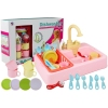 Colorful Sink with Tap Dishwasher with Accesories