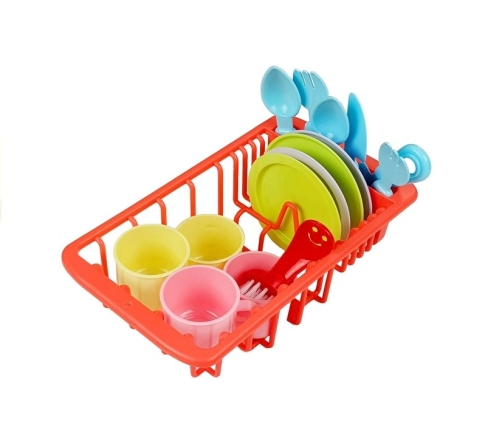 Colorful Sink with Tap Dishwasher with Accesories