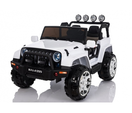 Electric Ride-On Car Jeep 4x4  A999 White