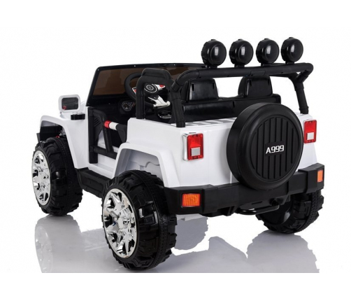 Electric Ride-On Car Jeep 4x4  A999 White