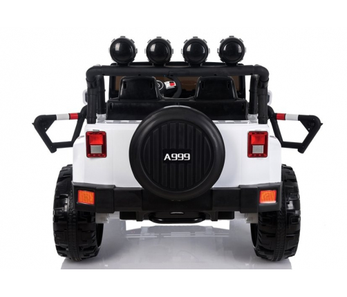 Electric Ride-On Car Jeep 4x4  A999 White