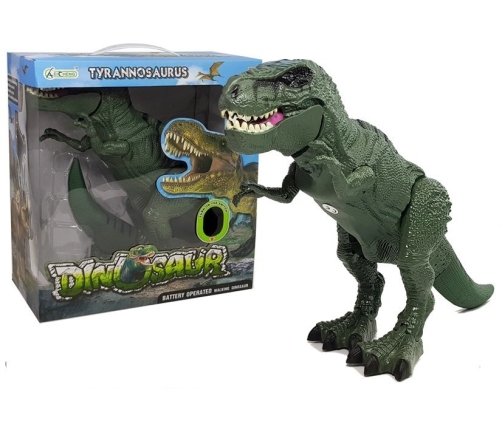 Interactive Dinosaur Battery Operated Tyrannosaurus Green