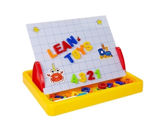 Drawing board with magnets