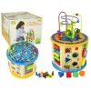 Educational Wooden Cube Sorter Maze Abacus Game Ludo Pawns