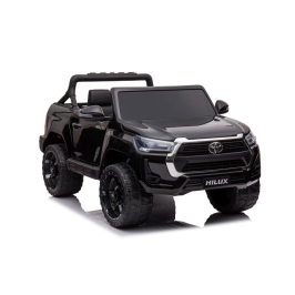 Divvietīgs bērnu elektromobilis Toyota Hilux DK-HL860 Black