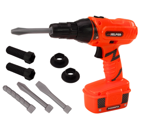 DIY Battery Powered Drill Orange Drills Screws