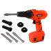 DIY Battery Powered Drill Orange Drills Screws