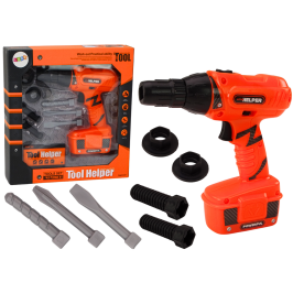 DIY Battery Powered Drill Orange Drills Screws