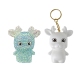 DIY Diamond Reindeer DIY Crystals 3D Keyring Set Blue