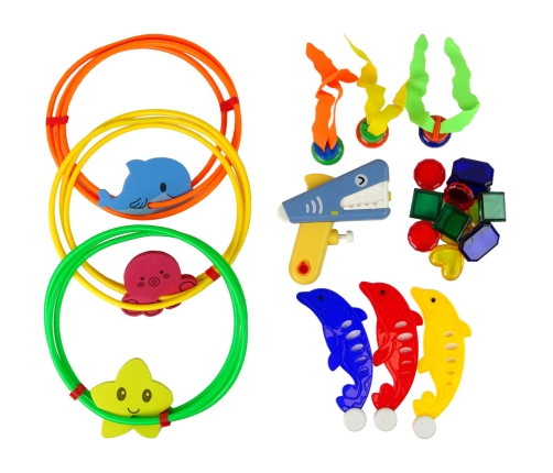 A set of toys for learning to dive Hula Hop