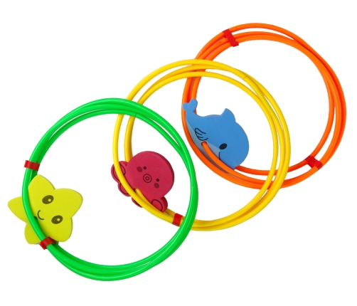 A set of toys for learning to dive Hula Hop