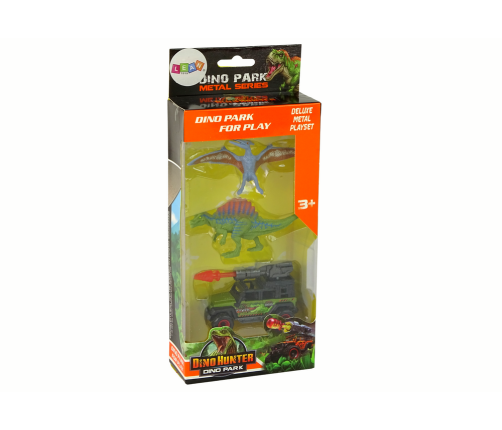 Dinosaurs Figures Car With Rocket Set